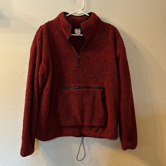 No Boundaries quarter zip double pocket Sherpa size XL - Picture 1 of 5
